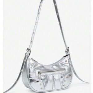Metallic Silver Purse